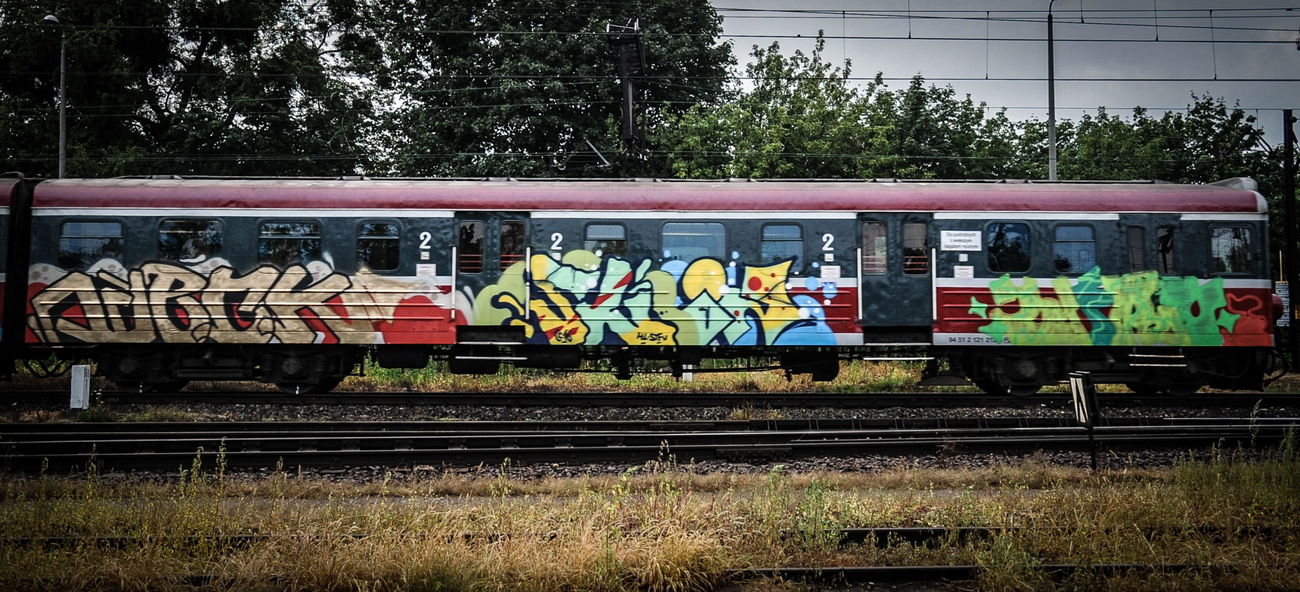 Graffiti Train - Photo by attackos - FUCKSOK!