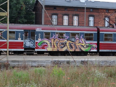 Graffiti Train - Photo by attackos