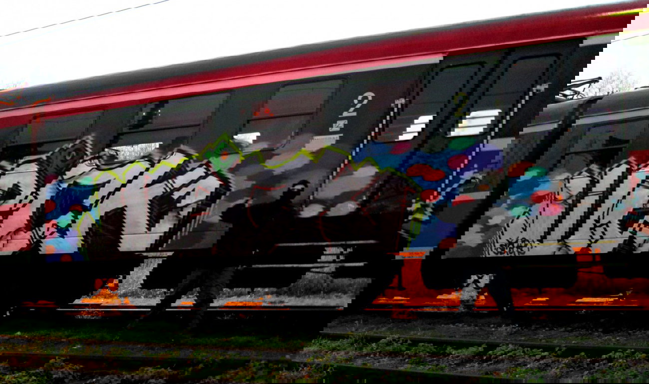 Graffiti Train - Photo by attackos