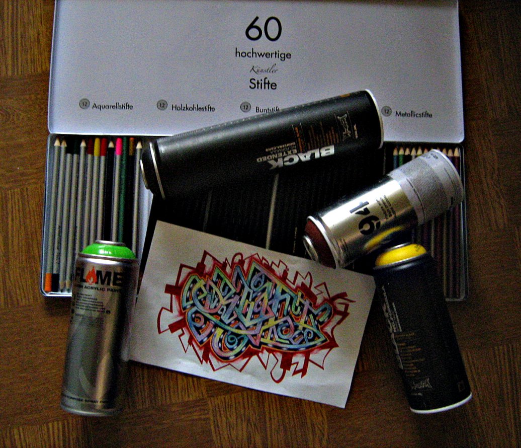 Graffiti Sketch - Photo by attackos