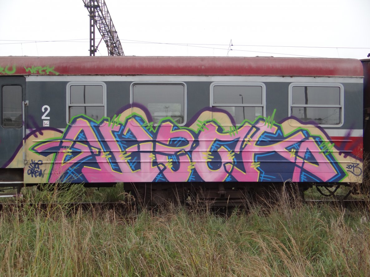Graffiti Train - Photo by attackos