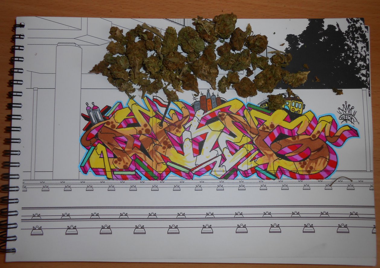 Graffiti Sketch - Photo by attackos