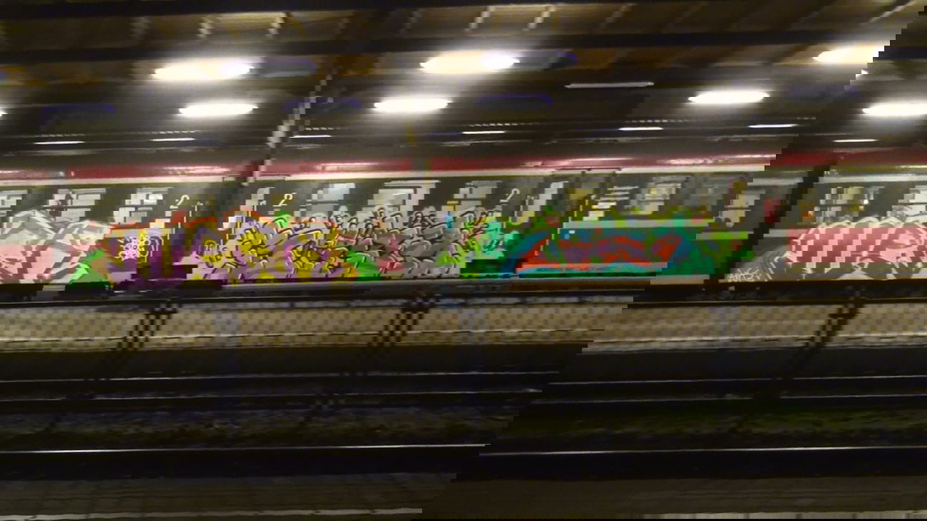 Graffiti Train - Photo by attackos