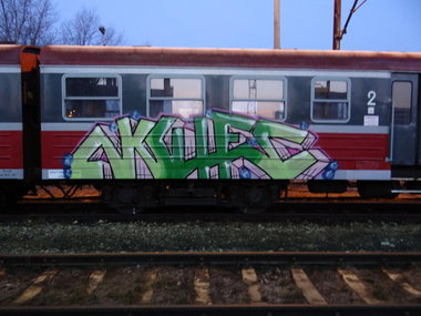 Graffiti Train - Photo by attackos