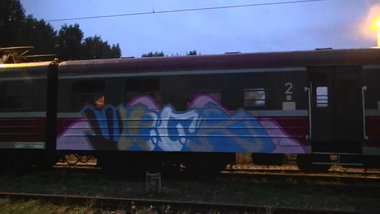 Graffiti Train - Photo by attackos