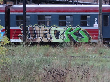 Graffiti Train - Photo by attackos