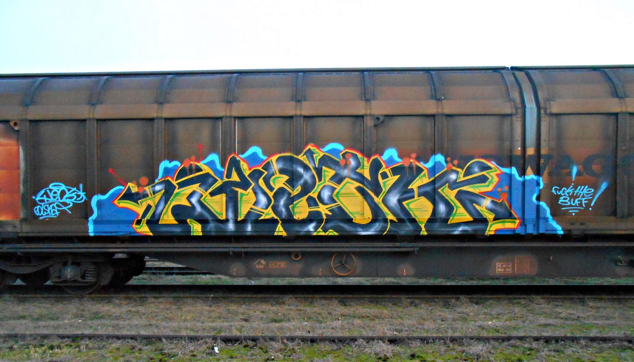 Graffiti Train - Photo by attackos - FR8FREIGHT (2017)