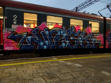 Graffiti Train - Photo by attackos