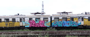 Graffiti Train - Photo by attackos