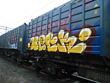 Graffiti Train - Photo by attackos
