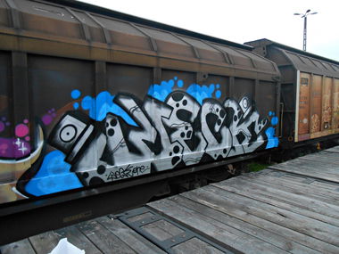 Graffiti Train - Photo by attackos (2017)