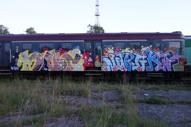 Graffiti Train - Photo by attackos