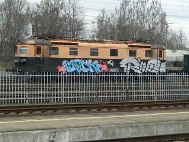Graffiti Train - Photo by attackos