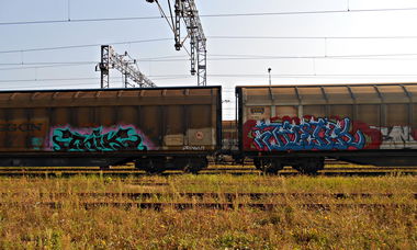 Graffiti Train - Photo by attackos - FREIGHT, FR8