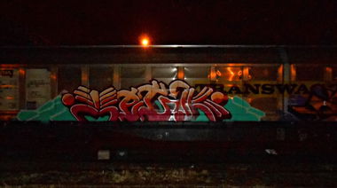 Graffiti Train - Photo by attackos