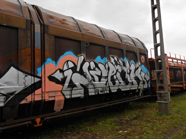 Graffiti Train - Photo by attackos