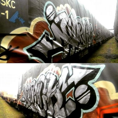 Graffiti Train - Photo by attackos (2017)