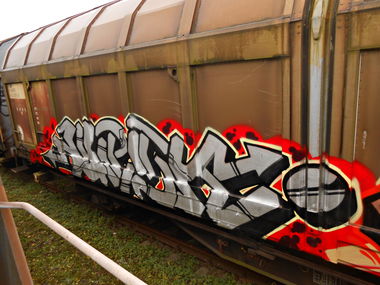Graffiti Train - Photo by attackos (2017)