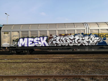 Graffiti Train - Photo by attackos