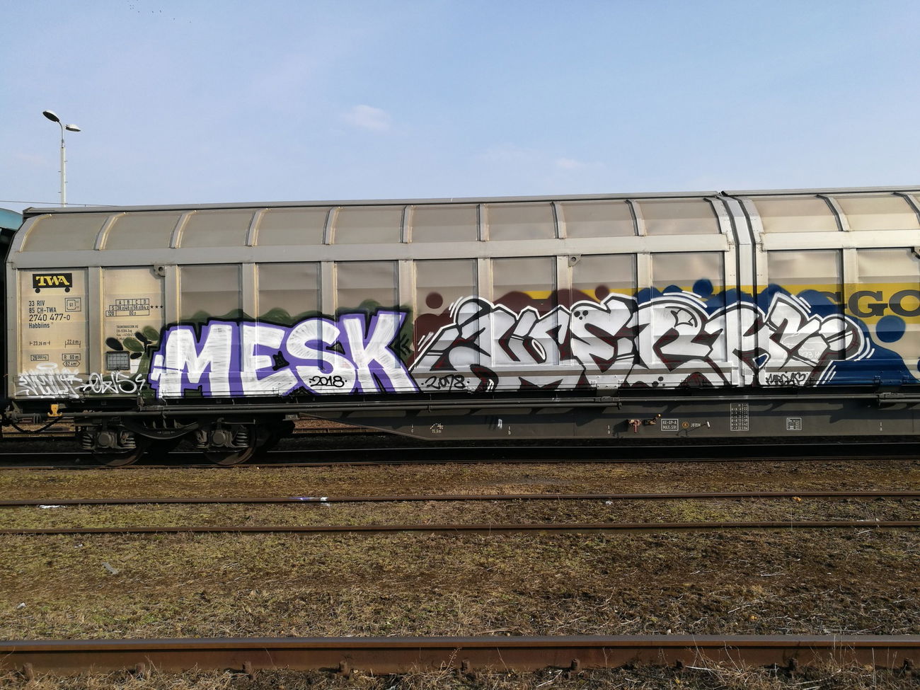 Graffiti Train - Photo by attackos