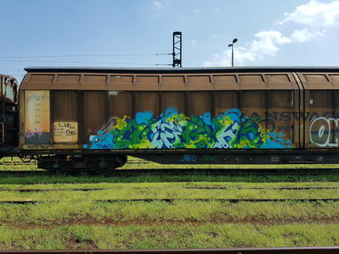 Graffiti Train - Photo by attackos