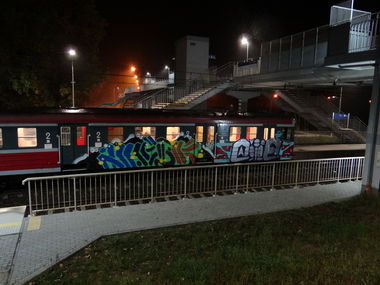 Graffiti Train - Photo by attackos - trains (2017)