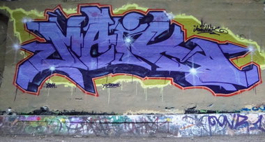 Graffiti Wall in Berlin - Photo by atzemaik (2011)