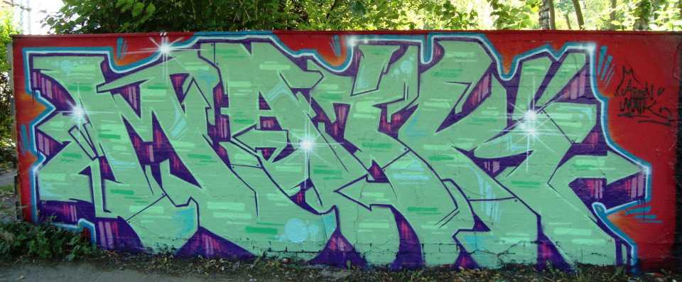 Graffiti Wall in Berlin - Photo by atzemaik