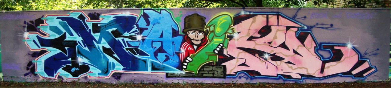Graffiti Wall in Berlin - Photo by atzemaik - maik (2011)