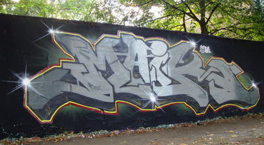 Graffiti Wall in Berlin - Photo by atzemaik - maik (2013)