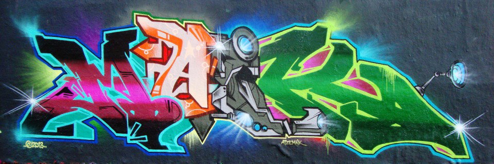 Graffiti Wall in Berlin - Photo by atzemaik - atze, maik (2013)