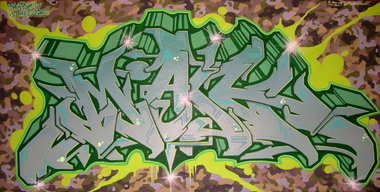Graffiti Sketch - Photo by atzemaik - leinwand (2011)