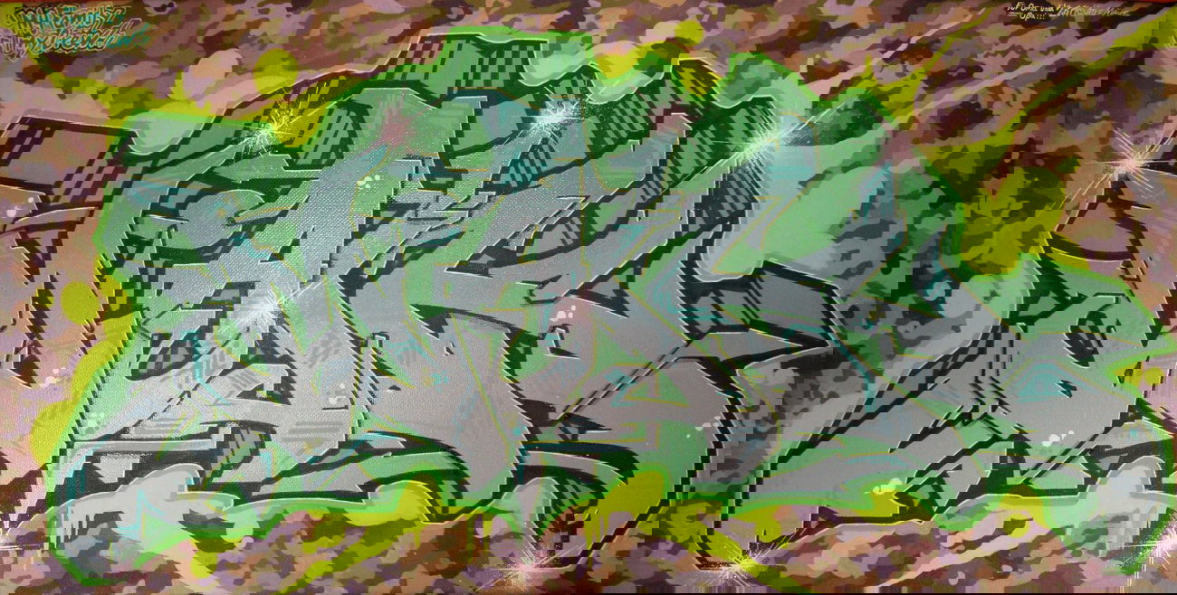 Graffiti Sketch - Photo by atzemaik - leinwand (2011)