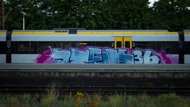 Graffiti Train - Photo by atzpodien477 - atek, ucb, tmb (2022)