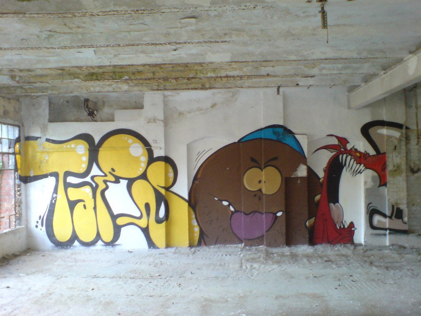 Graffiti Wall in Wuppertal - Photo by auslaender - taps, wuppertal