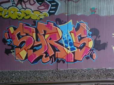 Graffiti Wall in Wuppertal - Photo by auslaender - siras, cps, wuppertal (2008)
