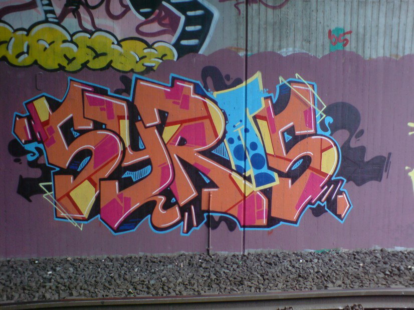 Graffiti Wall in Wuppertal - Photo by auslaender - siras, cps, wuppertal (2008)