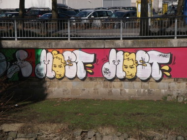 Graffiti Wall in Wuppertal - Photo by auslaender - most, jbcb, wuppertal