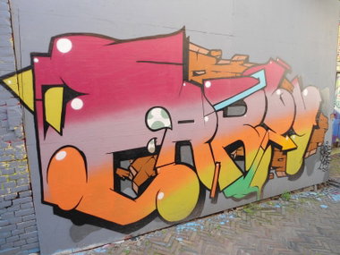 Graffiti Wall in Leeuwarden - Photo by auslaender - early, leeuwarden, hall