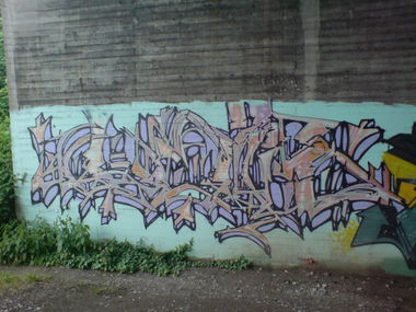 Graffiti Wall in Solingen - Photo by auslaender - weis, oc, solingen