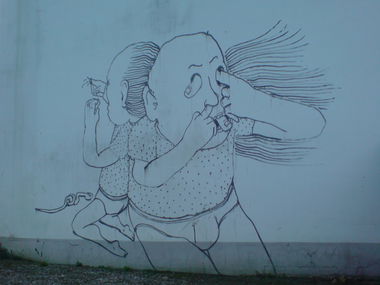 Graffiti Street Art in Wuppertal - Photo by auslaender - blu, blublu, wuppertal