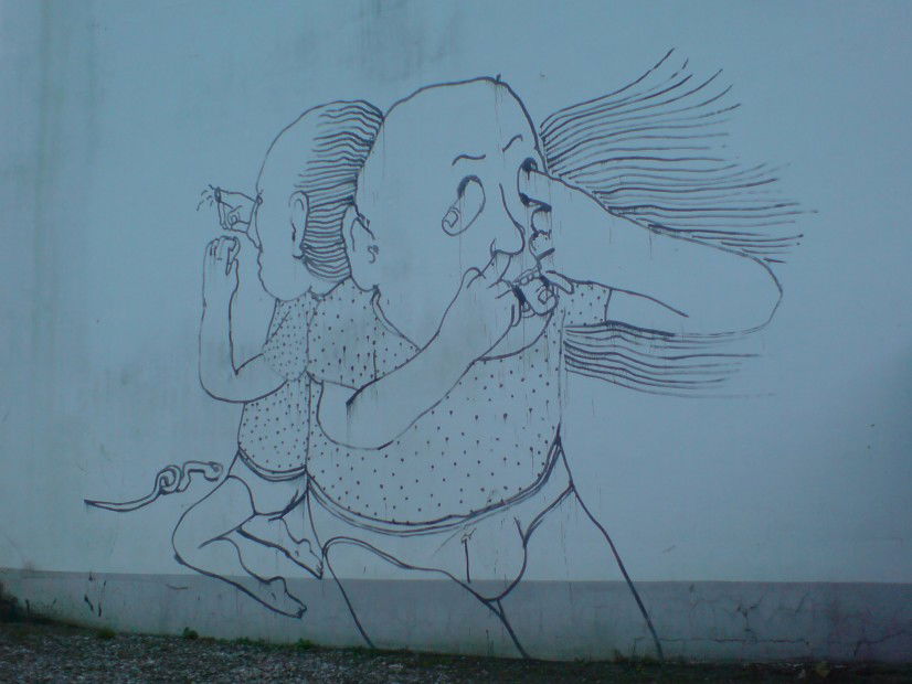 Graffiti Street Art in Wuppertal - Photo by auslaender - blu, blublu, wuppertal