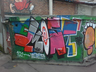 Graffiti Wall in Wuppertal - Photo by auslaender - most, wuppertal (2008)