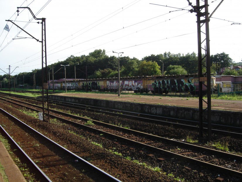 Graffiti Train in Gdansk - Photo by auslaender - diverse, gdansk