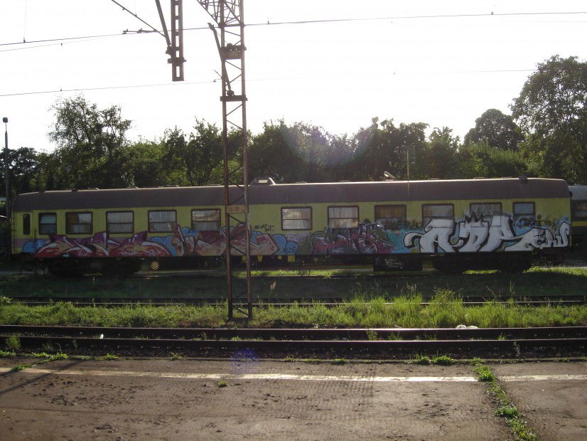 Graffiti Train in Gdansk - Photo by auslaender - diverse, gdansk