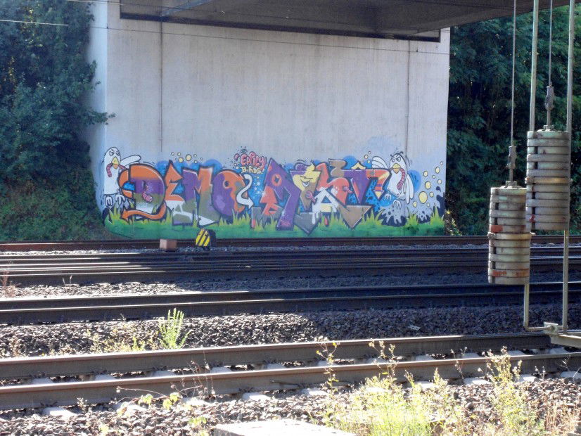 Graffiti Wall - Photo by auslaender - most, demo, jbcb