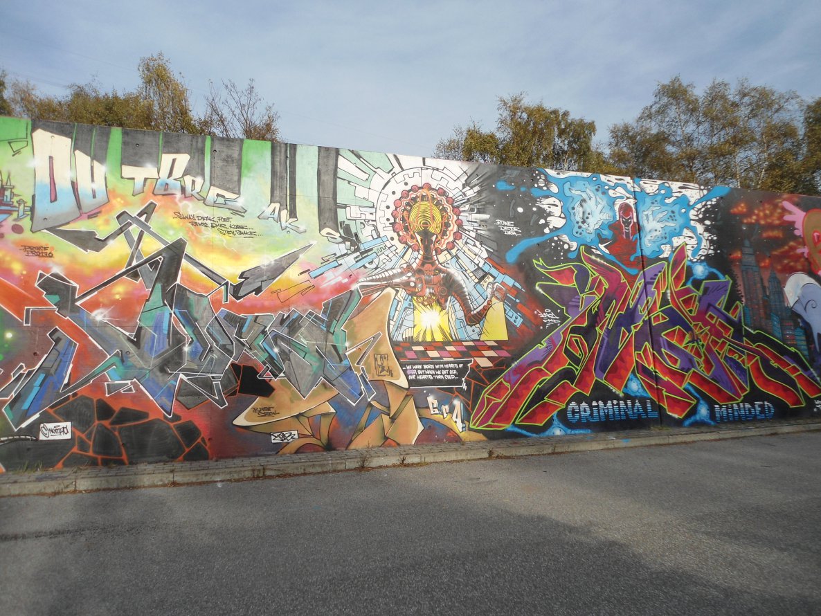 Graffiti Wall - Photo by auslaender - inca, nomad, outbreaks (2013)