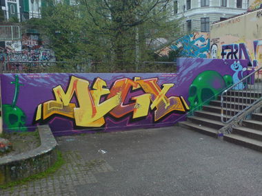 Graffiti Wall - Photo by auslaender - megx, ral, wuppertal