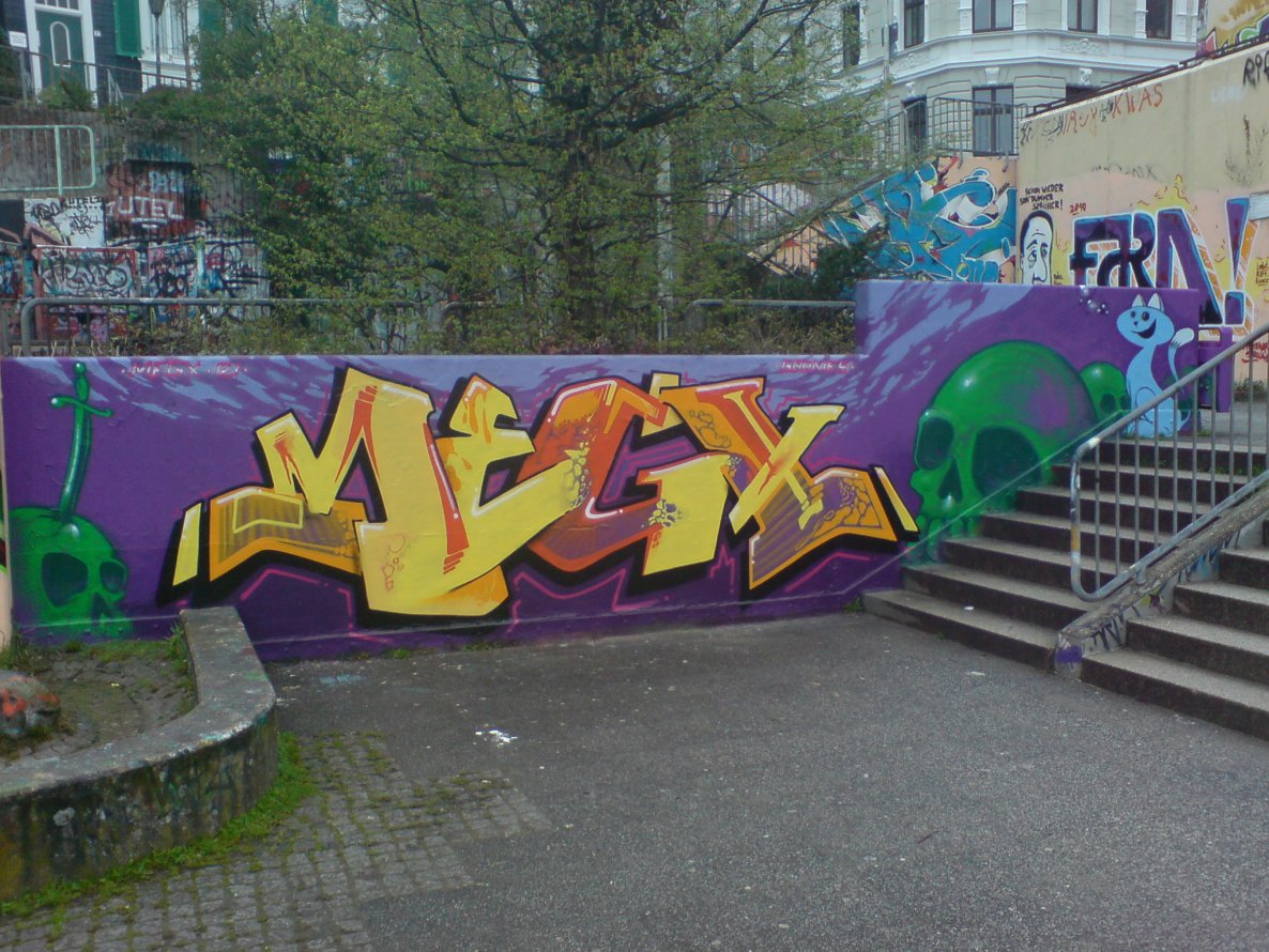 Graffiti Wall - Photo by auslaender - megx, ral, wuppertal