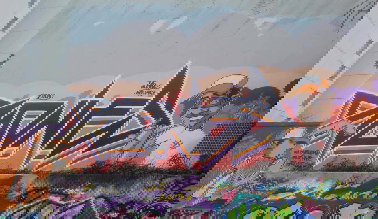 Graffiti Wall - Photo by auslaender - goonies, wuppertal, hall